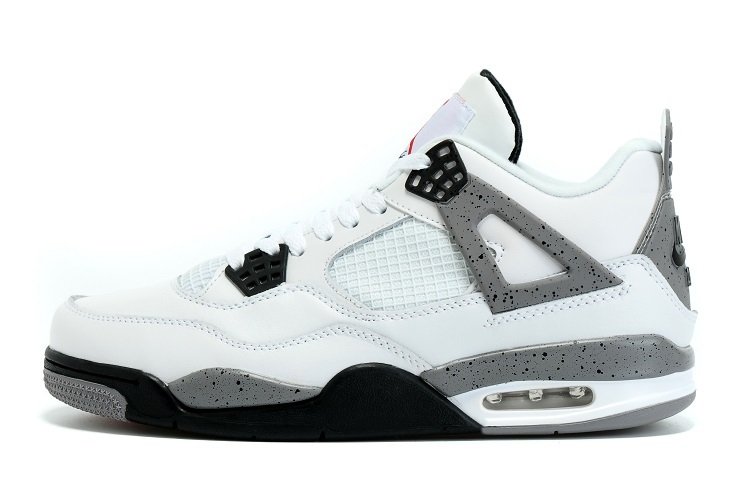 Air jordan 4 hot sale white cement 2019