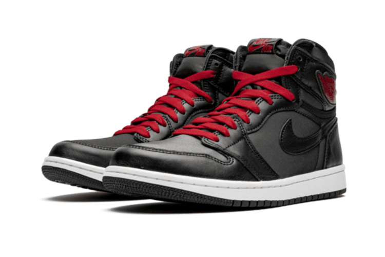 jordan 1 black black gym red