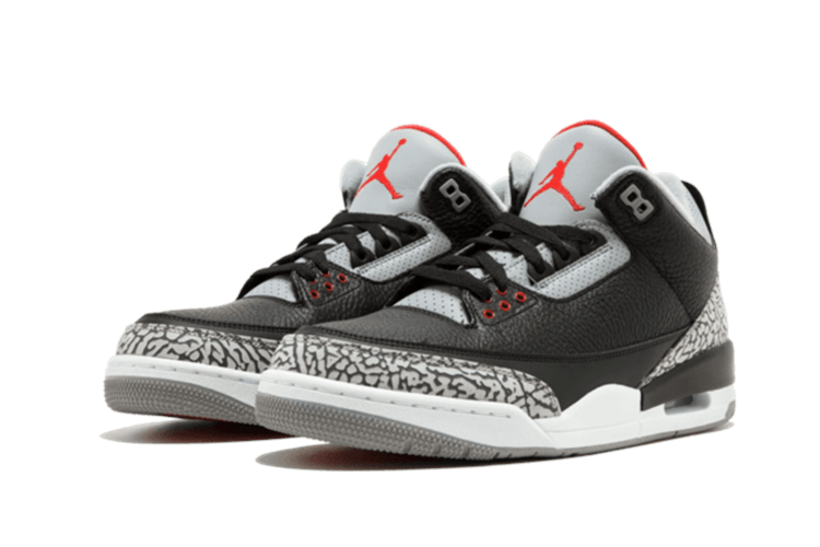 Nike air jordan black 2024 cement