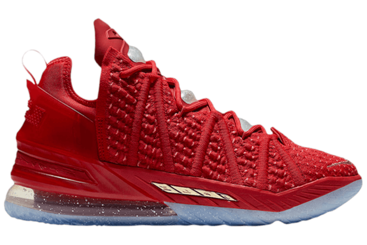 Nike lebron sales 18 red