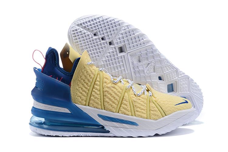 Nike lebron 18 store yellow